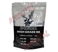 PALLINI BUSTA JS TACTICAL PRECISION 1 Kg 5000 Pz BB 0.20 Gr PLASTOCERAMICI CAL 6