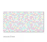PALLINI COLORATI - Paraschizzi da cucina in PVC flessibile - Misura 120x60cm spe