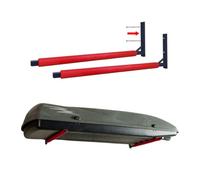 Pallit BRACKET-M - Supporto da parete per box da tetto, canoe e tavole da surf, salvaspazio per garage e cantina, portata massima 40 kg, supporto universale per oggetti ingombranti