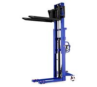 Pallit Carrello Elevatore FLEX | Transpallet Alto 2500 mm | Portata 1000 kg | Forche Regolabili | Sollevatore Idraulico Manuale | Ruote in PU