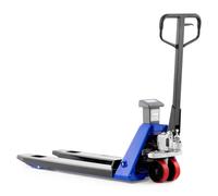 Pallit Profi Transpallet SCALE+P con bilancia e stampante | passi da 0,5 kg