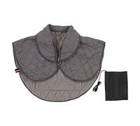 Pallo riscaldante delle spalle, scialle riscaldato elettrico USB e cuscinetto riscaldato indossabile con riscaldamento rapido per uomini invernali, donne e anziani neri (Grey)