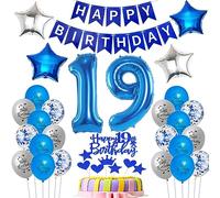 Palloncini 15 compleanno ragazzo decorazione blu, decorazione compleanno 15 ragazzo, palloncino 15 compleanno ragazzo blu, decorazione torta 15 compleanno ragazzo decorazione torta