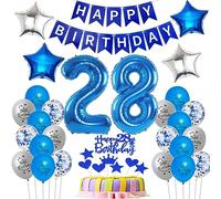 Palloncini 16 compleanno ragazzo decorazione blu, decorazione compleanno 16 ragazzo, palloncino 16 compleanno ragazzo blu, decorazione torta 16 compleanno ragazzo decorazione torta