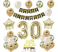 Palloncini 30 Anni Compleanno donna uomo oro Neri decorazioni compleanno 30 anni uomo palloncini 30 anni uomo festa 30 Anni Palloncini 30 anni decorazioni compleanno 30 anni uomo Palloncini deco