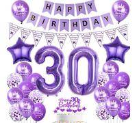 palloncini 30 anni compleanno donna Viola decorazioni 30 anni donna compleanno Viola decorazioni compleanno 30 anni donna palloncini decorazioni 30 anni compleanno donna decorazione festa Viola