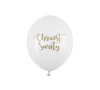 Palloncini 30 cm, Chrzest Święty, bianco puro pastello (1 VPE / 50 pz.)