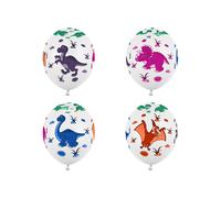 Palloncini 30 cm, dinosauro, bianco puro pastello (1 VPE / 50 pz.)