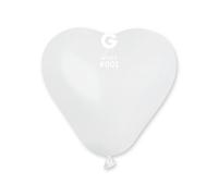 Palloncini a forma di Cuore cuoricini BIANCO palloncino palloni 16cm/6" 100 PZ