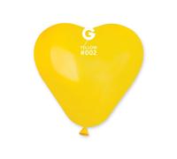 Palloncini a forma di Cuore cuoricini GIALLO palloncino palloni 16cm/6" 100 PZ