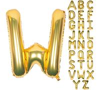 Palloncini a forma di lettera gigante, 40 cm, color oro