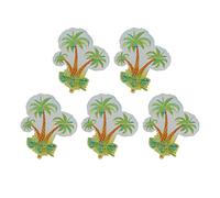 Palloncini a Forma di Palma 5 Pezzi, Palloncini in Alluminio Leggeri e Resistenti - Decorazioni Estate Oversize per Feste a Tema Tropicale, Deserto e Cowboy
