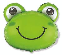 Palloncini a forma di rana, ca. 80 cm x 80 cm, in pellicola, decorazione per feste di compleanno