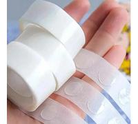 Palloncini adesivi a doppia faccia, trasparenti, per matrimoni, San Valentino, compleanni e feste, pad adesivo forte per legare palloncini, non lascia residui, rimovibile, forma rotonda, ideale per ap