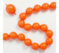 Palloncini arancioni di collegamento, 100 pezzi, 15,2 cm, per realizzare palloncini da parete a forma di cuore, per compleanni, lauree, matrimoni, baby shower, autunno, Ringraziamento, decorazioni per