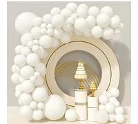 Palloncini Bianchi,84 pezzi 18 12 10 5 pollice Palloncini Compleanno,Palloncini Battesimo Bambino,Lattice Palloncini Laurea,Palloncini per Compleanni,Matrimoni,Anniversari,Geste di Baby Shower