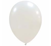 Palloncini Biodegradabili Lattice Colore Bianco Metallizzato 25 Cm 100 PZ