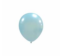 Palloncini Biodegradabili Lattice Colore Celeste Metallizzato 13 Cm 100 PZ