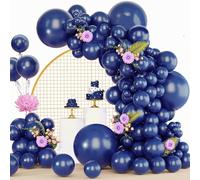 Palloncini Blu, 120 Pezzi Kit Arco Palloncini Blu Navy, 18 12 10 5 Pollici Ghirlanda Palloncini Compleanno Matrimonio Battesimo Bambino Laurea Festa Decorazioni