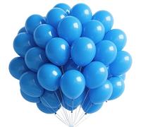 Palloncini Blu chiaro, 100 pezzi 10 Pollici Palloncini in Lattice, Blu Palloncini Festa per Donne Bambini Festa Compleanno Baby Shower Matrimonio San Valentino Fidanzamento Eventi Decorazioni