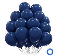 Palloncini Blu Navy Scuro, 31 Pezzi Palloncini Blu Lattice Ghirlanda Elio Navy Compleanno Baby Shower Matrimonio Battesimo Festa Decorazione,12 Pollici