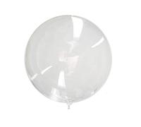 Palloncini Bolla Trasparenti,50 PCS Jumbo Bobo Palloncini Trasparenti Palloncini Bobo di Compleanno 12 Pollici Bolle di Cristallo per Festa Decorazione della Casa Natale Anniversario Matrimonio