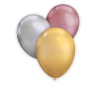 Palloncini Chrome 13" 33cm Pz 50 Colori Cromati Assortiti