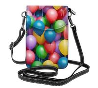 Palloncini colorati Blue Sky Print Borsa a tracolla regolabile da donna Custodia per telefono leggera accessorio alla moda