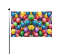 Palloncini colorati con stampa di cielo blu, per interni ed esterni, decorazioni per la casa, primavera, estate, autunno, inverno, bandiera su entrambi i lati