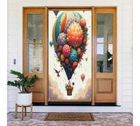 Palloncini colorati con stampa floreale n. 54 coperture decorative per porta, decorazioni per interni ed esterni, primavera, estate, autunno, inverno, Halloween, Natale, decorazioni per la casa