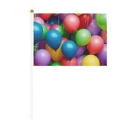 Palloncini colorati in miniatura con stampa cielo blu bandiera palmare forniture per feste per sfilate Coppa del Mondo Festival eventi bandiere