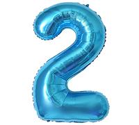 Palloncini compleanno 2 anni-40 pollici-Decorazioni compleanno di un ragazzo e una ragazza di 2 anni-Pallone gonfiabile in foil d'oro 2 anni.
