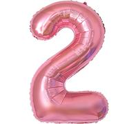 Palloncini compleanno 2 anni-40 pollici-Decorazioni compleanno di un ragazzo e una ragazza di 2 anni-Pallone gonfiabile in foil d'oro 2 anni.