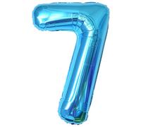 Palloncini compleanno 7 anni-40 pollici-Decorazioni compleanno di un ragazzo e una ragazza di 7 anni-Pallone gonfiabile in foil d'oro 7 anni.