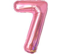 Palloncini compleanno 7 anni-40 pollici-Decorazioni compleanno di un ragazzo e una ragazza di 7 anni-Pallone gonfiabile in foil d'oro 7 anni.