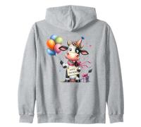 Palloncini con Cappello a Forma di Mucca per Compleanno Felpa con Cappuccio