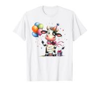 Palloncini con Cappello a Forma di Mucca per Compleanno Maglietta