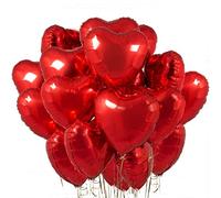 Palloncini Cuore Rosso, 20 Pezzi Amore Cuore Palloncini Rosso Cuore, Palloncini per Valentines Day, Palloncini Cuore Rosso per Nozze, Decorazione festa di compleanno di San Valentino