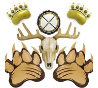 Palloncini da caccia Orso Artiglio Camo Palloncini Campeggio Decorazioni per feste di compleanno Caccia Decorazioni di compleanno Camo Party Decor One Happy Camper Decorazioni di compleanno Camouflage