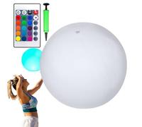 Palloncini Da Spiaggia Leggera A LED | 16 Colori Con Telecomando E 4 Modalità Di Illuminazione | Decorazioni Per Piscina, Spiaggia, Vacanze Estive, Giochi Per Bambini, Atmosfera Da Notte All'aperto