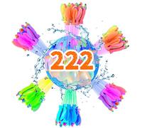 Palloncini d'Acqua, Bombe d'Acqua a Riempimento Rapido,con accessori per riempimento da rubinetto, Palloncini d'Acqua Autosigillanti, Estate Combattimento d'Acqua Piscina Spiaggia Giardino