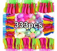 Palloncini d'Acqua, Bombe D'acqua Autosigillanti, Set di Bombe D'acqua a Riempimento Rapido da 60 Secondi, Palloncini D'acqua Misti Colorati, Feste, Regali di Compleanno (333PCS)
