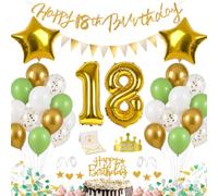 Palloncini decorativi per il 18° compleanno di un ragazzo, ghirlanda di