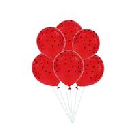 Palloncini di anguria da 12 pollici - Forniture per feste di anguria | Palloncini di melone, decorazioni per anguria | Palloncini di frutta, decorazioni per feste uno in un melone | Decorazioni di