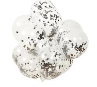 Palloncini di coriandoli dorati,Palloncini in lattice coriandoli dorati,Palloncini di coriandoli in lattice per feste da 100 pezzi | Decorazione per feste con palloncino con paillettes multicolore