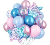 Palloncini Di Fiocco Di Neve, Palloncini Stella Mylar, Snowflake Palloncini, Palloncini in Lamina di Fiocco di Neve, Fiocco Di Neve Palloncino, Palloncini Forma Stella Alluminio