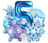 Palloncini Di Fiocco Di Neve,Palloncino Compleanno 5 Anno,Snowflake palloncini,Fiocco Di neve Palloncino,Palloncini in Lamina di Fiocco di Neve,Palloncino per Anniversario