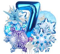 Palloncini Di Fiocco Di Neve,Palloncino Compleanno 7 Anno,Snowflake palloncini,Fiocco Di neve Palloncino,Palloncini in Lamina di Fiocco di Neve,Palloncino per Anniversario