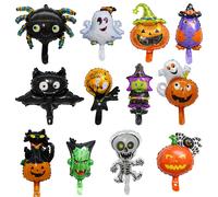 Palloncini di Halloween 24 Pezzi Set di Decorazioni a Tema Con Pipistrello e