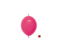 Palloncini doppio gancio Biodegradabili Lattice Colore Fucsia standard 30 Cm 100
